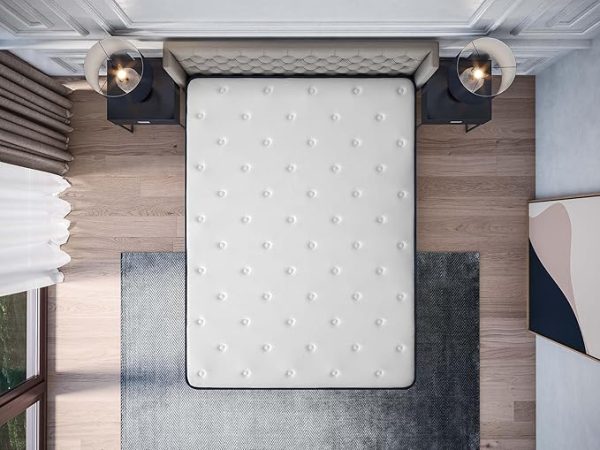 Matelas Ferme Upsilon Cosmos 160x200 avec Mousse à Mémoire de Forme