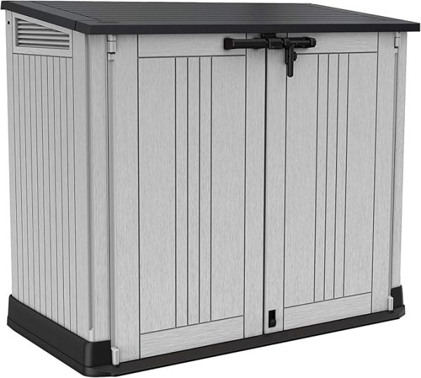 Abri de jardin extérieur Keter Store it Out Nova 249317 avec couvercle Gris foncé