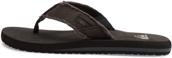 Tongs Quiksilver pour Homme modèle Monkey Abyss AQYL100047 - Confortable, Style Surf Vintage
