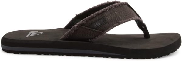 Tongs Quiksilver pour Homme modèle Monkey Abyss AQYL100047 - Confortable, Style Surf Vintage