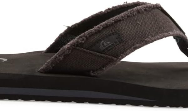 Tongs Quiksilver pour Homme modèle Monkey Abyss AQYL100047 - Confortable, Style Surf Vintage