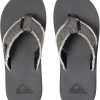Tongs Quiksilver pour Homme modèle Monkey Abyss AQYL100047 - Confortable, Style Surf Vintage