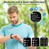 Montre Connectée Sport Poounur T80 avec appel Bluetooth et écran 1,95 pouces