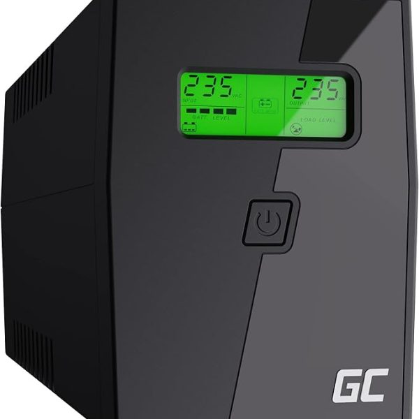 Onduleur Green Cell UPS 600VA 360W Line-Interactive AVR avec Écran LCD