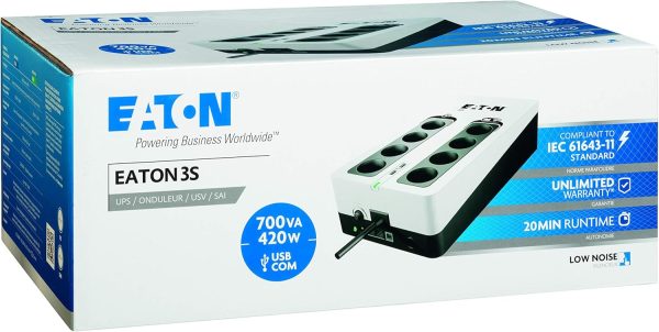 Boite et Fonctions Onduleur Eaton 3S 700