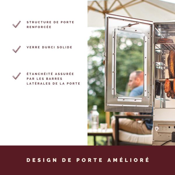 Details porte Fumoir KAISER COMPANY 50 Details porte Fumoir KAISER COMPANY 50