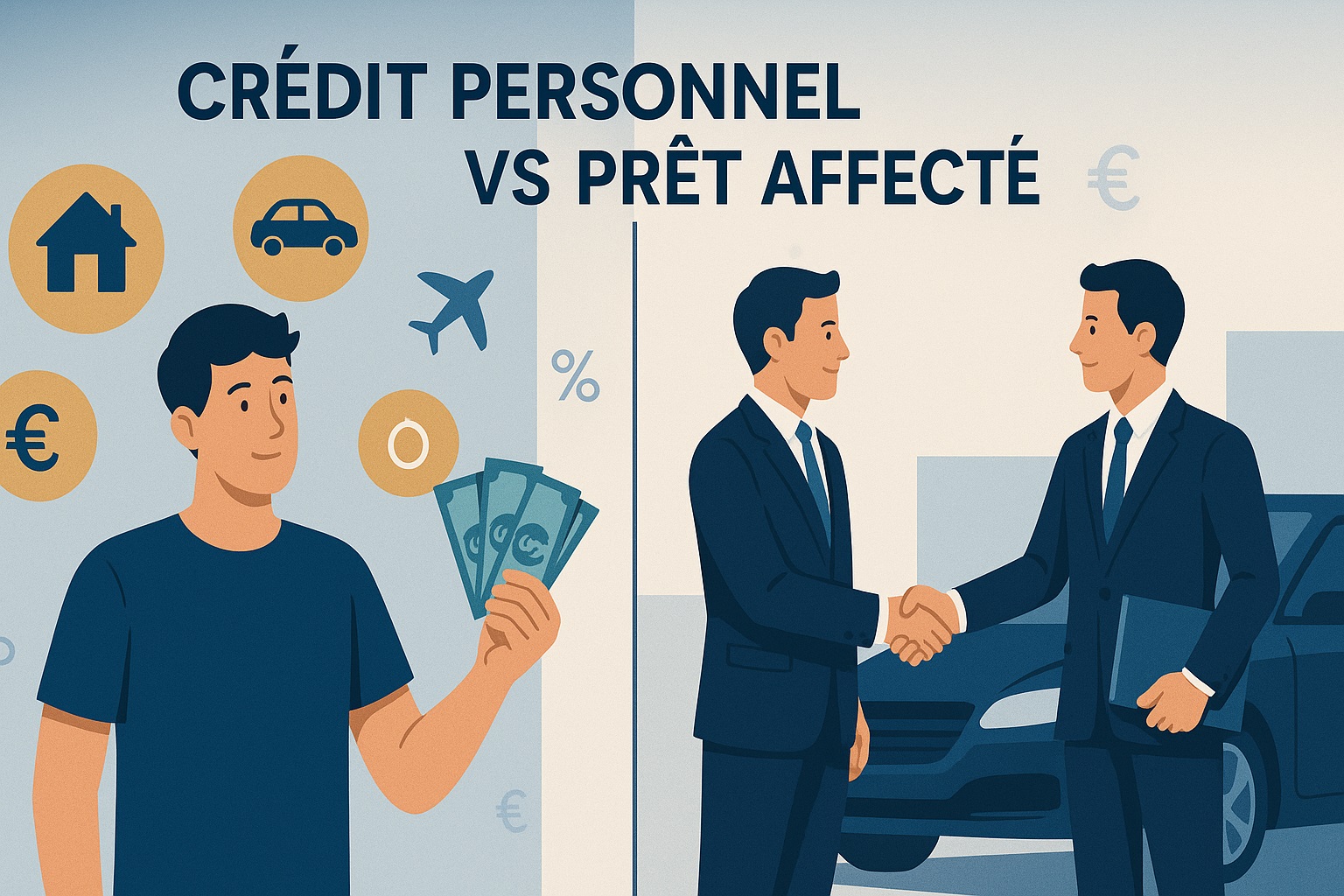 Crédit personnel VS Prêt affecté Crédit personnel VS Prêt affecté