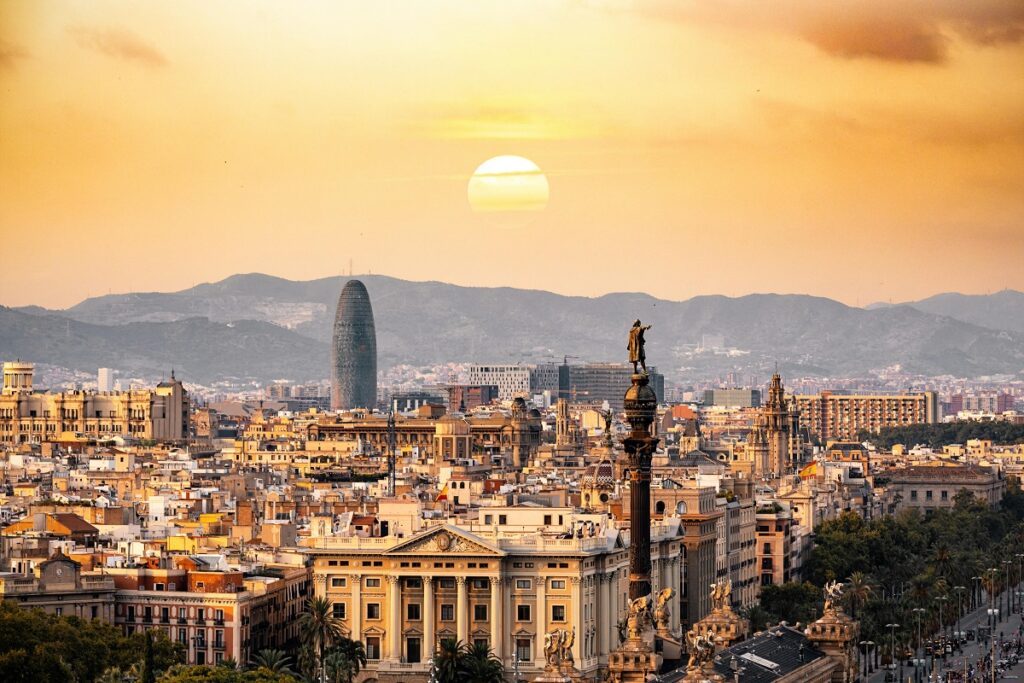 Photo de Barcelone en Espagne pour travailler par internet Photo de Barcelone en Espagne pour travailler par internet