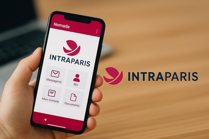 Intraparis nomade sur smartphone Intraparis nomade sur smartphone