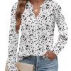 Blouse Femme Col en V Manches Longues Blouse Femme Col en V Manches Longues
