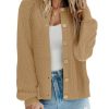 Cardigan Femme Kaki Élégant et Décontracté Cardigan Femme Kaki Élégant et Décontracté