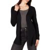 Cardigan Léger Ouvert Femme Noir 3XL Cardigan Léger Ouvert Femme Noir 3XL