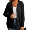 Cardigan Torsadé Élégant Femme Automne Noir Cardigan Torsadé Élégant Femme Automne Noir
