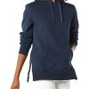 Chandail tunique à capuche femme bleu marine Chandail tunique à capuche femme bleu marine