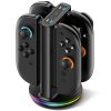 Chargeur Joy-Con 2 avec Éclairage RVB dynamique Chargeur Joy-Con 2 avec Éclairage RVB dynamique
