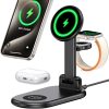 Chargeur sans Fil 3-en-1 Pliable Noir Chargeur sans Fil 3-en-1 Pliable Noir