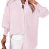 Chemisier Femme Rayé Col V Confortable