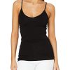Débardeur col en V noir pour femme Débardeur col en V noir pour femme