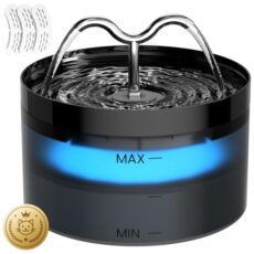 Fontaine à Eau Chat Silencieuse avec LED