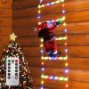 Guirlande LED Père Noël Multicolore avec Minuterie Guirlande LED Père Noël Multicolore avec Minuterie