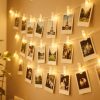 Guirlande Photo Lumineuse 12M avec 60 Clips