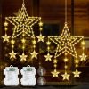 Guirlandes Lumineuses Étoile de Noël 2 Pièces