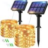 Guirlandes Solaires 16m 160LEDs Blanc Chaud Guirlandes Solaires 16m 160LEDs Blanc Chaud
