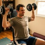 Musculation à la maison avec des haltères réglables musculation à la maison avec des haltères réglables