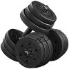 Haltères réglables Yaheetech 2 x 10kg Haltères réglables Yaheetech 2 x 10kg