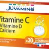Juvamine - Vitamines C, D et Calcium Effervescents Juvamine - Vitamines C, D et Calcium Effervescents