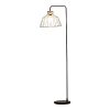 Lampadaire en métal élégant avec rotin Lampadaire en métal élégant avec rotin