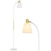 Lampadaire réglable en hauteur blanc 127-160 cm Lampadaire réglable en hauteur blanc 127-160 cm