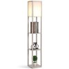 Lampadaire Étagère Design Élégant avec Lumière Lampadaire Étagère Design Élégant avec Lumière