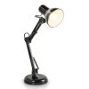 Lampe de Bureau Rétro Orientable Noir Lampe de Bureau Rétro Orientable Noir