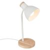 Lampe de table Blanc-Bois E14 Orientable Lampe de table Blanc-Bois E14 Orientable