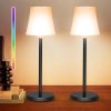 Lampe de Table Sans Fil RGB Rechargeable Lampe de Table Sans Fil RGB Rechargeable