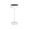 Lampe de table solaire Simeri en acier blanc Lampe de table solaire Simeri en acier blanc