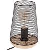 Lampe Zely en métal et bois Lampe Zely en métal et bois