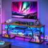 Meuble TV YITAHOME avec LED et Prises USB Meuble TV YITAHOME avec LED et Prises USB