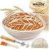 Paniers de fermentation ronds en rotin naturel Paniers de fermentation ronds en rotin naturel