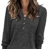 Pull Femme Manches Longues Col V Gris XL Pull Femme Manches Longues Col V Gris XL