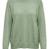 Pull à manches longues Only Femme vert Pull à manches longues Only Femme vert