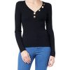 Pull noir ajusté Morgan Femme XS Pull noir ajusté Morgan Femme XS