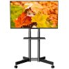 Support TV Mobile Inclinable avec Roulettes Support TV Mobile Inclinable avec Roulettes