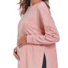 T-shirt de grossesse manches longues Rose XXL