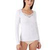 T-Shirt Thermolactyl Guipure Femme Blanc XXL T-Shirt Thermolactyl Guipure Femme Blanc XXL