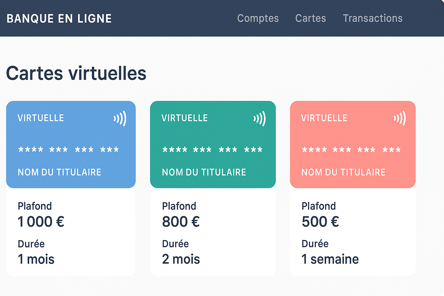Gestion cartes virtuelles et contrôle des dépenses Gestion cartes virtuelles et contrôle des dépenses