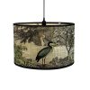 Abat-Jour en Bambou Moderne Héron 30x20cm Abat-Jour en Bambou Moderne Héron 30x20cm
