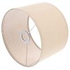 Abat-Jour En Tissu Beige 26X19 Cm Abat-Jour En Tissu Beige 26X19 Cm