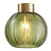 Abat-jour en verre vert élégant Abat-jour en verre vert élégant